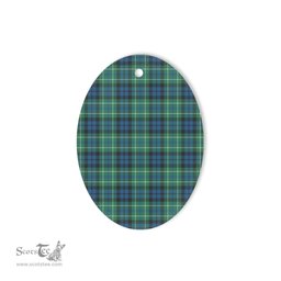 MacNeill Of Colonsay Tartan Oval Ornaments, Christmas Tree Ornament, Plaid Christmas Ornaments, Ceramic Oval Christmas Tree Decoration, Tartan Oval Ornaments, Christmas Tree Ornament, Plaid Christmas Ornaments, Ceramic Oval Christmas Tree Decoration