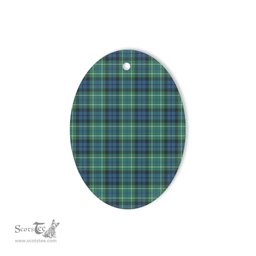 MacNeill Of Colonsay Tartan Oval Ornaments, Christmas Tree Ornament, Plaid Christmas Ornaments, Ceramic Oval Christmas Tree Decoration, Tartan Oval Ornaments, Christmas Tree Ornament, Plaid Christmas Ornaments, Ceramic Oval Christmas Tree Decoration