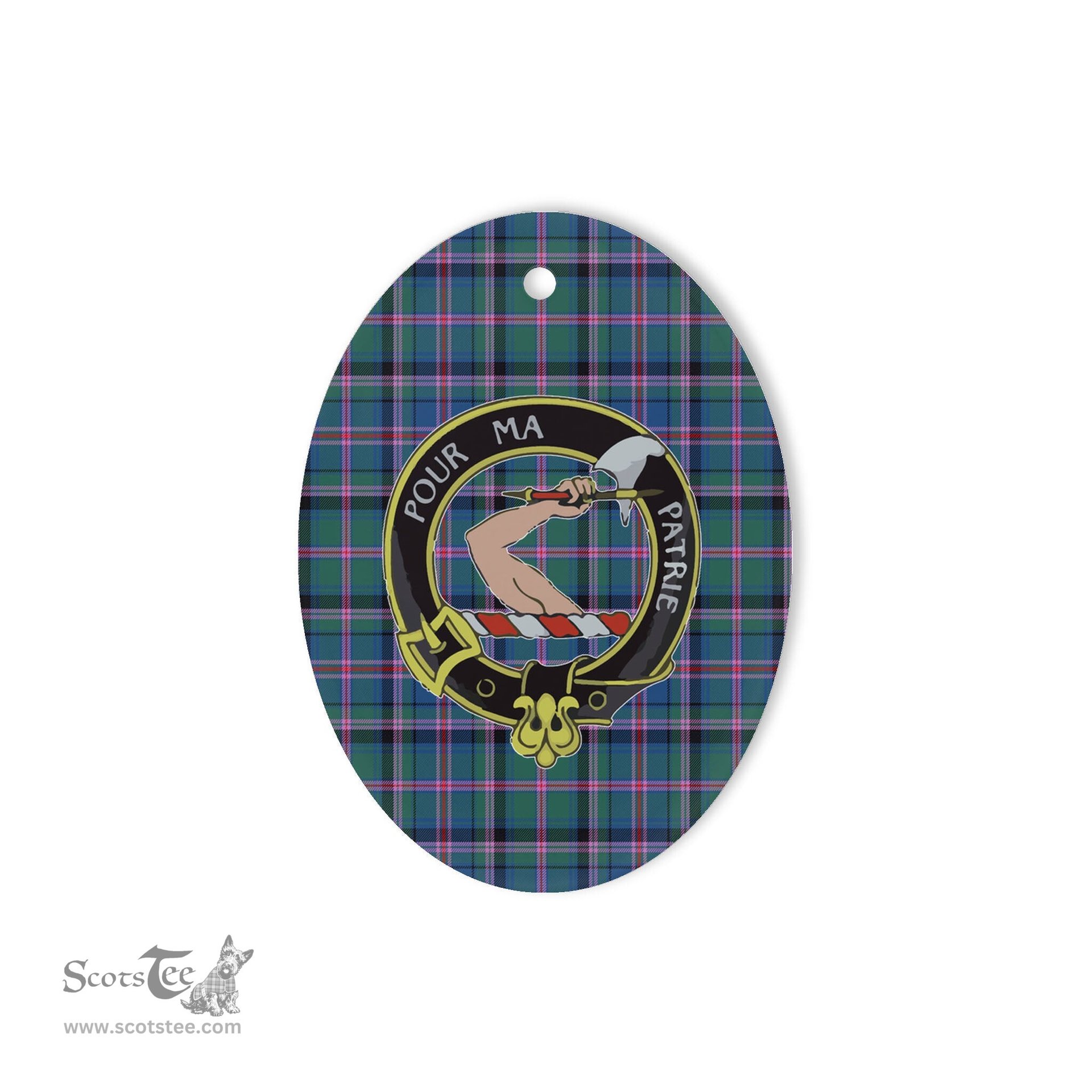 Cooper Scottish Clan Plaid Ornament Gift. Christmas Tree Ornament Cooper Clan Tartan Ornament,  ceramic ornament, personalized christmas ornaments, christmas tree ornaments, christmas door decorations, Plaid Ornament, Tartan Ceramic Ornament