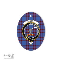 Elliot Scottish Clan Plaid Ornament Gift. Christmas Tree Ornament Elliot Clan Tartan Ornament,  ceramic ornament, personalized christmas ornaments, christmas tree ornaments, christmas door decorations, Plaid Ornament, Tartan Ceramic Ornament