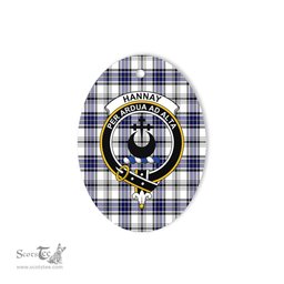 Hannay Scottish Clan Plaid Ornament Gift. Christmas Tree Ornament Hannay Clan Tartan Ornament,  ceramic ornament, personalized christmas ornaments, christmas tree ornaments, christmas door decorations, Plaid Ornament, Tartan Ceramic Ornament