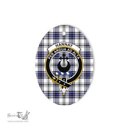 Hannay Scottish Clan Plaid Ornament Gift. Christmas Tree Ornament Hannay Clan Tartan Ornament,  ceramic ornament, personalized christmas ornaments, christmas tree ornaments, christmas door decorations, Plaid Ornament, Tartan Ceramic Ornament