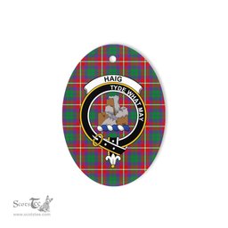 Haig Scottish Clan Plaid Ornament Gift. Christmas Tree Ornament Haig Clan Tartan Ornament,  ceramic ornament, personalized christmas ornaments, christmas tree ornaments, christmas door decorations, Plaid Ornament, Tartan Ceramic Ornament