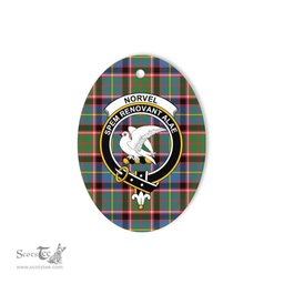 Norvel Scottish Clan Plaid Ornament Gift. Christmas Tree Ornament Norvel Clan Tartan Ornament,  ceramic ornament, personalized christmas ornaments, christmas tree ornaments, christmas door decorations, Plaid Ornament, Tartan Ceramic Ornament