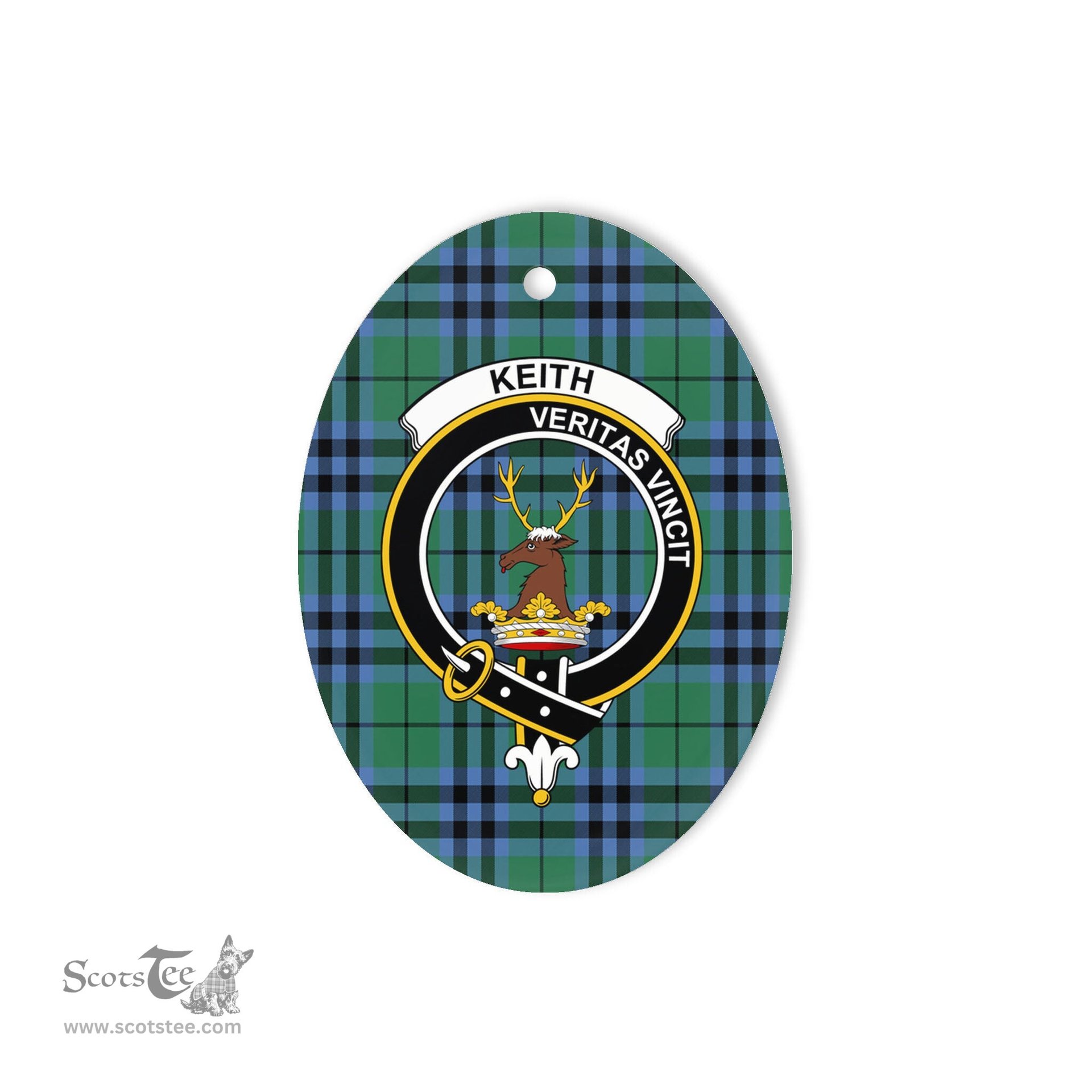 Keith Scottish Clan Plaid Ornament Gift. Christmas Tree Ornament Keith Clan Tartan Ornament,  ceramic ornament, personalized christmas ornaments, christmas tree ornaments, christmas door decorations, Plaid Ornament, Tartan Ceramic Ornament