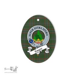 Gayre Scottish Clan Badge Plaid Ornament Gift. Christmas Tree Ornament Gayre Tartan Ornament,  ceramic ornament, personalized christmas ornaments, christmas tree ornaments, christmas door decorations, Plaid Ornament, Tartan Ceramic Ornament