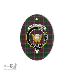 Carruthers Scottish Clan Plaid Ornament Gift. Christmas Tree Ornament Carruthers Clan Tartan Ornament,  ceramic ornament, personalized christmas ornaments, christmas tree ornaments, christmas door decorations, Plaid Ornament, Tartan Ceramic Ornament