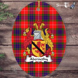 Abernethy Family Crest Scottish Clan Plaid Ornament Gift. Christmas Tree Ornament Abernethy Clan Tartan Ornament,  ceramic ornament, personalized christmas ornaments, christmas tree ornaments, christmas door decorations, Plaid Ornament, Tartan Ceramic Ornament