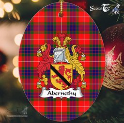 Abernethy Family Crest Scottish Clan Plaid Ornament Gift. Christmas Tree Ornament Abernethy Clan Tartan Ornament,  ceramic ornament, personalized christmas ornaments, christmas tree ornaments, christmas door decorations, Plaid Ornament, Tartan Ceramic Ornament