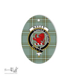 Kelly Scottish Clan Plaid Ornament Gift. Christmas Tree Ornament Kelly Clan Tartan Ornament,  ceramic ornament, personalized christmas ornaments, christmas tree ornaments, christmas door decorations, Plaid Ornament, Tartan Ceramic Ornament