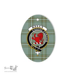 Kelly Scottish Clan Plaid Ornament Gift. Christmas Tree Ornament Kelly Clan Tartan Ornament,  ceramic ornament, personalized christmas ornaments, christmas tree ornaments, christmas door decorations, Plaid Ornament, Tartan Ceramic Ornament
