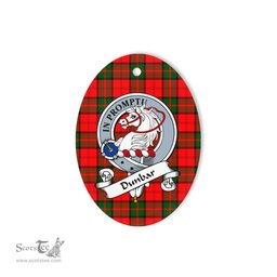 Dunbar Scottish Clan Badge Plaid Ornament Gift. Christmas Tree Ornament Dunbar Tartan Ornament,  ceramic ornament, personalized christmas ornaments, christmas tree ornaments, christmas door decorations, Plaid Ornament, Tartan Ceramic Ornament