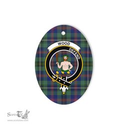 Wood Scottish Clan Plaid Ornament Gift. Christmas Tree Ornament Wood Clan Tartan Ornament,  ceramic ornament, personalized christmas ornaments, christmas tree ornaments, christmas door decorations, Plaid Ornament, Tartan Ceramic Ornament