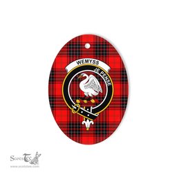 Wemyss Scottish Clan Plaid Ornament Gift. Christmas Tree Ornament Wemyss Clan Tartan Ornament,  ceramic ornament, personalized christmas ornaments, christmas tree ornaments, christmas door decorations, Plaid Ornament, Tartan Ceramic Ornament