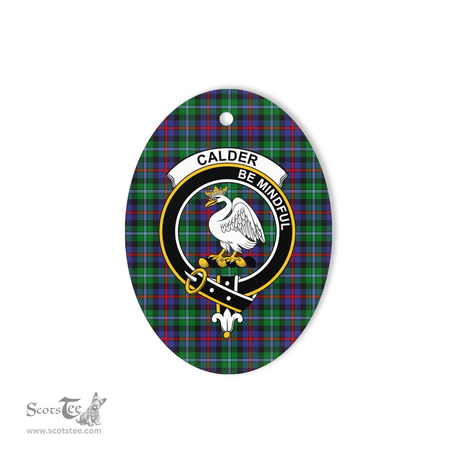 Calder Scottish Clan Plaid Ornament Gift. Christmas Tree Ornament Calder Clan Tartan Ornament,  ceramic ornament, personalized christmas ornaments, christmas tree ornaments, christmas door decorations, Plaid Ornament, Tartan Ceramic Ornament