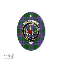 Elphinstone Scottish Clan Plaid Ornament Gift. Christmas Tree Ornament Elphinstone Clan Tartan Ornament,  ceramic ornament, personalized christmas ornaments, christmas tree ornaments, christmas door decorations, Plaid Ornament, Tartan Ceramic Ornament