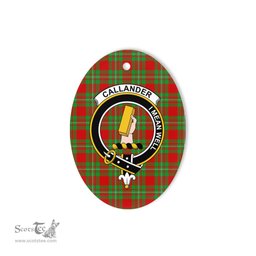 Callander Scottish Clan Plaid Ornament Gift. Christmas Tree Ornament Callander Clan Tartan Ornament,  ceramic ornament, personalized christmas ornaments, christmas tree ornaments, christmas door decorations, Plaid Ornament, Tartan Ceramic Ornament