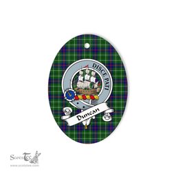 Duncan Scottish Clan Badge Plaid Ornament Gift. Christmas Tree Ornament Duncan Tartan Ornament,  ceramic ornament, personalized christmas ornaments, christmas tree ornaments, christmas door decorations, Plaid Ornament, Tartan Ceramic Ornament