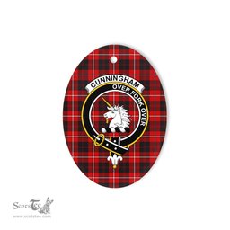 Cunningham Scottish Clan Plaid Ornament Gift. Christmas Tree Ornament Cunningham Clan Tartan Ornament,  ceramic ornament, personalized christmas ornaments, christmas tree ornaments, christmas door decorations, Plaid Ornament, Tartan Ceramic Ornament