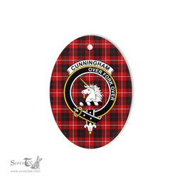 Cunningham Scottish Clan Plaid Ornament Gift. Christmas Tree Ornament Cunningham Clan Tartan Ornament,  ceramic ornament, personalized christmas ornaments, christmas tree ornaments, christmas door decorations, Plaid Ornament, Tartan Ceramic Ornament