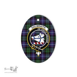 Galbraith Scottish Clan Plaid Ornament Gift. Christmas Tree Ornament Galbraith Clan Tartan Ornament,  ceramic ornament, personalized christmas ornaments, christmas tree ornaments, christmas door decorations, Plaid Ornament, Tartan Ceramic Ornament