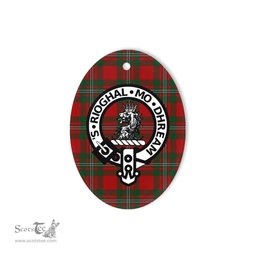 Gregor Scottish Clan Badge Plaid Ornament Gift. Christmas Tree Ornament Gregor Tartan Ornament,  ceramic ornament, personalized christmas ornaments, christmas tree ornaments, christmas door decorations, Plaid Ornament, Tartan Ceramic Ornament