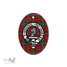 Gregor Scottish Clan Badge Plaid Ornament Gift. Christmas Tree Ornament Gregor Tartan Ornament,  ceramic ornament, personalized christmas ornaments, christmas tree ornaments, christmas door decorations, Plaid Ornament, Tartan Ceramic Ornament