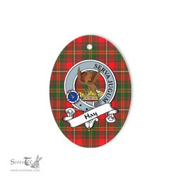 Hay Scottish Clan Badge Plaid Ornament Gift. Christmas Tree Ornament Hay Tartan Ornament,  ceramic ornament, personalized christmas ornaments, christmas tree ornaments, christmas door decorations, Plaid Ornament, Tartan Ceramic Ornament