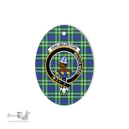 Haliburton Scottish Clan Plaid Ornament Gift. Christmas Tree Ornament Haliburton Clan Tartan Ornament,  ceramic ornament, personalized christmas ornaments, christmas tree ornaments, christmas door decorations, Plaid Ornament, Tartan Ceramic Ornament
