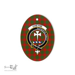 Cheyne Scottish Clan Plaid Ornament Gift. Christmas Tree Ornament Cheyne Clan Tartan Ornament,  ceramic ornament, personalized christmas ornaments, christmas tree ornaments, christmas door decorations, Plaid Ornament, Tartan Ceramic Ornament