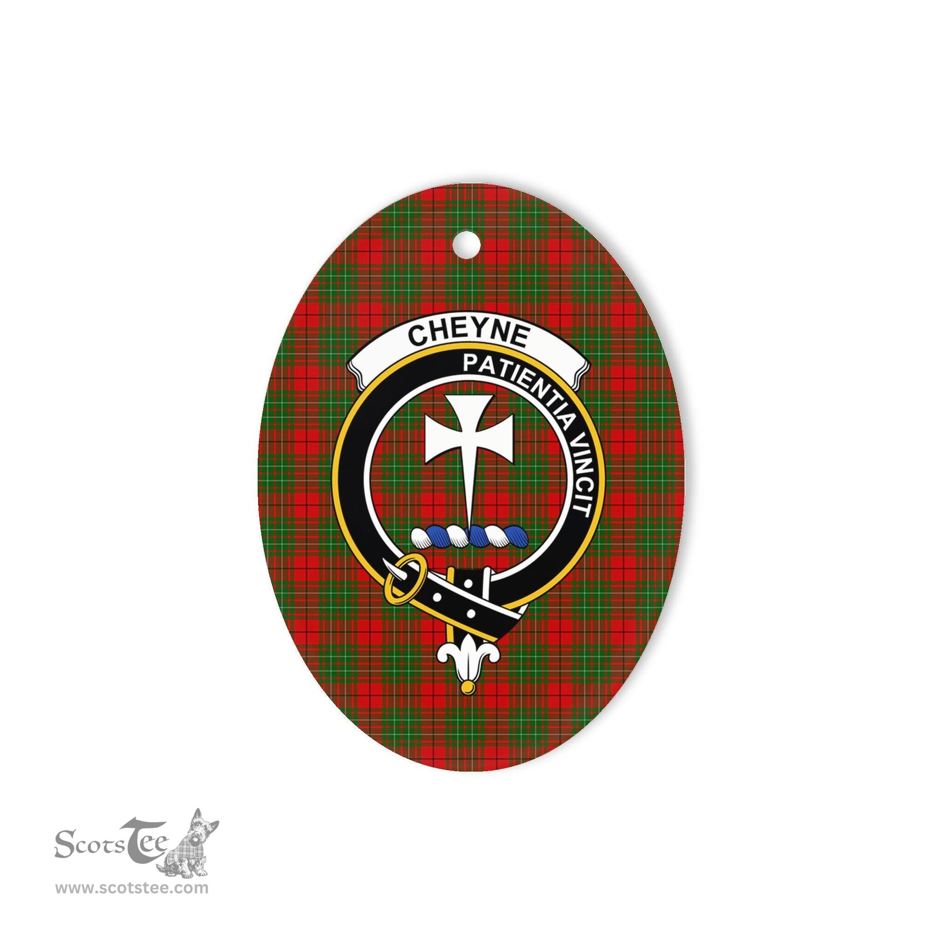 Cheyne Scottish Clan Plaid Ornament Gift. Christmas Tree Ornament Cheyne Clan Tartan Ornament,  ceramic ornament, personalized christmas ornaments, christmas tree ornaments, christmas door decorations, Plaid Ornament, Tartan Ceramic Ornament
