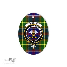 Whitelaw Scottish Clan Plaid Ornament Gift. Christmas Tree Ornament Whitelaw Clan Tartan Ornament,  ceramic ornament, personalized christmas ornaments, christmas tree ornaments, christmas door decorations, Plaid Ornament, Tartan Ceramic Ornament