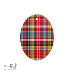 Ogilvie Of Airlie Ancient Tartan Oval Ornaments, Christmas Tree Ornament, Plaid Christmas Ornaments, Ceramic Oval Christmas Tree Decoration, Tartan Oval Ornaments, Christmas Tree Ornament, Plaid Christmas Ornaments, Ceramic Oval Christmas Tree Decoration