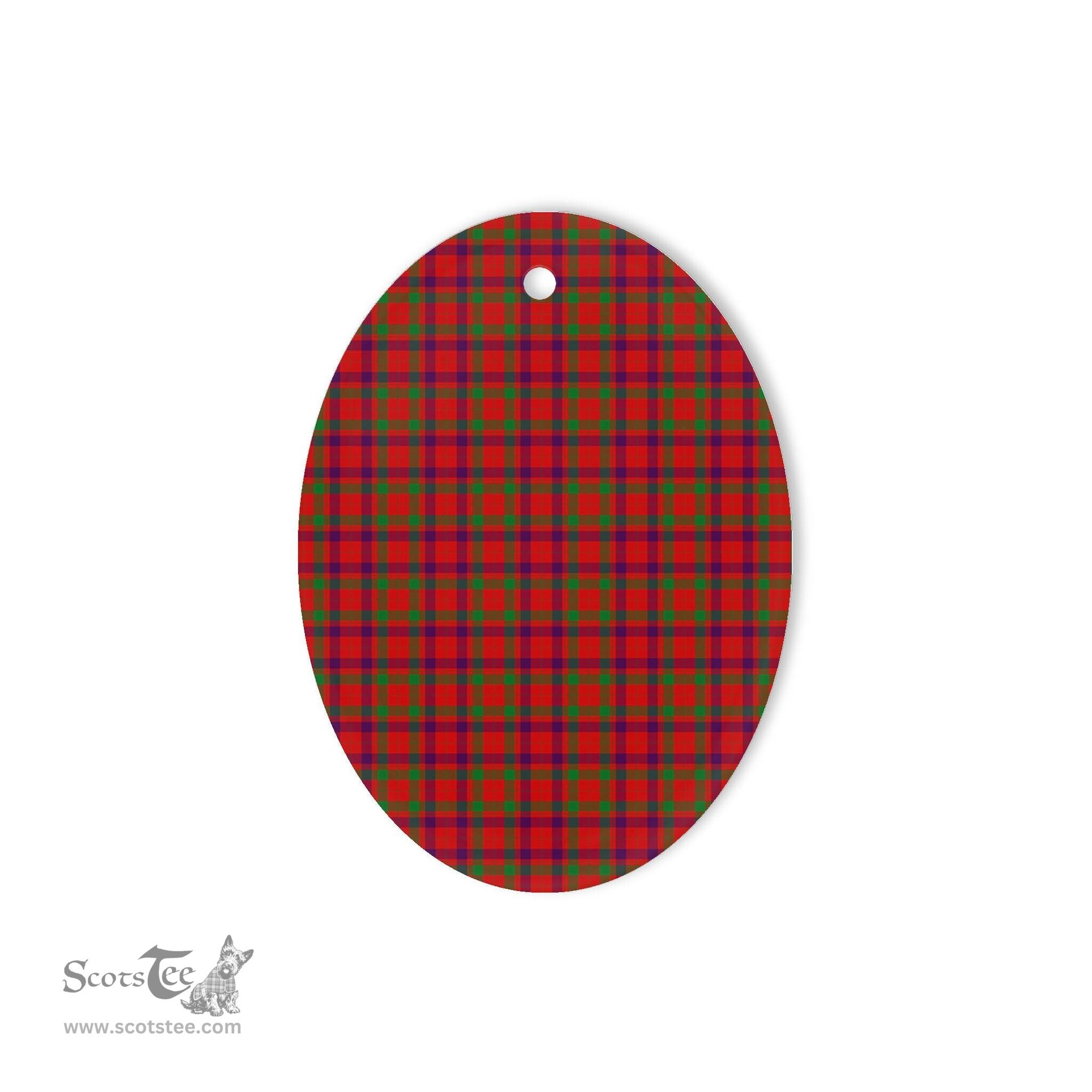 Grant Of Rothiemurchus Tartan Oval Ornaments, Christmas Tree Ornament, Plaid Christmas Ornaments, Ceramic Oval Christmas Tree Decoration, Tartan Oval Ornaments, Christmas Tree Ornament, Plaid Christmas Ornaments, Ceramic Oval Christmas Tree Decoration