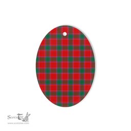 Gordon Of Abergeldie Tartan Oval Ornaments, Christmas Tree Ornament, Plaid Christmas Ornaments, Ceramic Oval Christmas Tree Decoration, Tartan Oval Ornaments, Christmas Tree Ornament, Plaid Christmas Ornaments, Ceramic Oval Christmas Tree Decoration