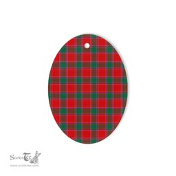 Gordon Of Abergeldie Tartan Oval Ornaments, Christmas Tree Ornament, Plaid Christmas Ornaments, Ceramic Oval Christmas Tree Decoration, Tartan Oval Ornaments, Christmas Tree Ornament, Plaid Christmas Ornaments, Ceramic Oval Christmas Tree Decoration