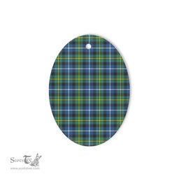 MacNeill Of Barra Ancient Tartan Oval Ornaments, Christmas Tree Ornament, Plaid Christmas Ornaments, Ceramic Oval Christmas Tree Decoration, Tartan Oval Ornaments, Christmas Tree Ornament, Plaid Christmas Ornaments, Ceramic Oval Christmas Tree Decoration