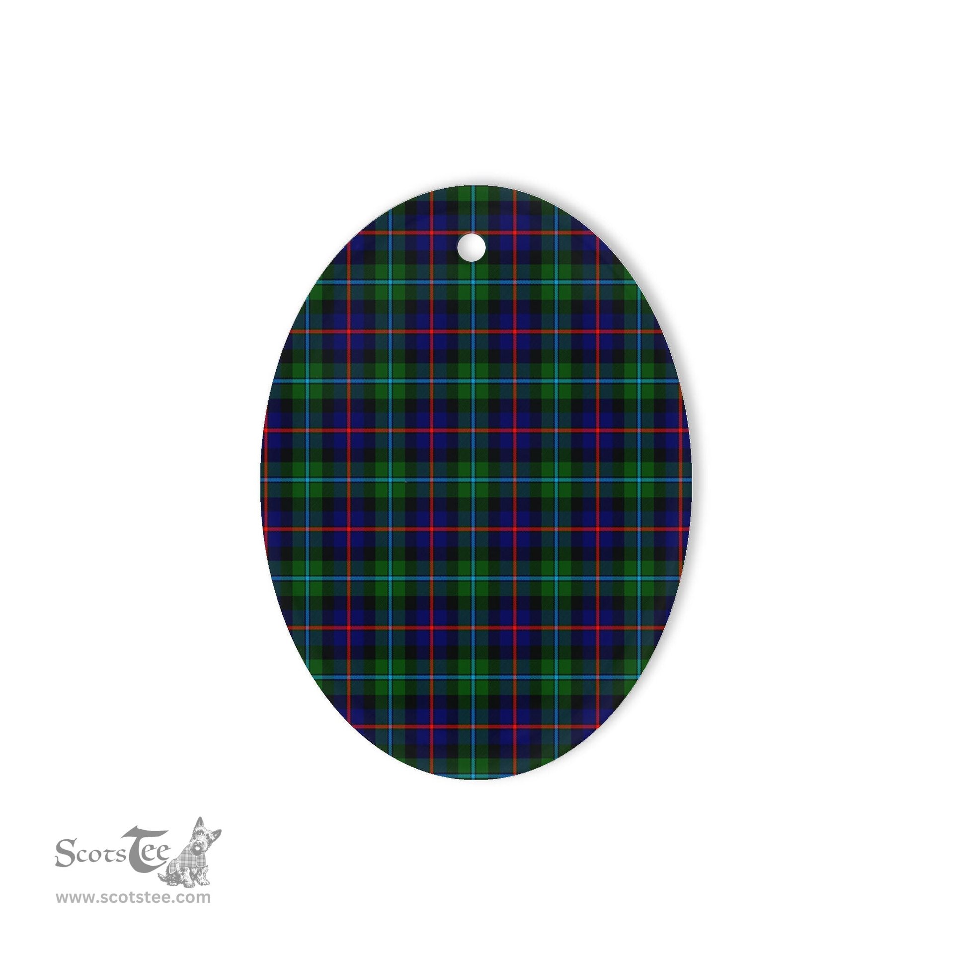 Campbell Of Cawdor Modern Tartan Oval Ornaments, Christmas Tree Ornament, Plaid Christmas Ornaments, Ceramic Oval Christmas Tree Decoration, Tartan Oval Ornaments, Christmas Tree Ornament, Plaid Christmas Ornaments, Ceramic Oval Christmas Tree Decoration