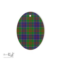 Stewart Of Appin Hunting Modern Tartan Oval Ornaments, Christmas Tree Ornament, Plaid Christmas Ornaments, Ceramic Oval Christmas Tree Decoration, Tartan Oval Ornaments, Christmas Tree Ornament, Plaid Christmas Ornaments, Ceramic Oval Christmas Tree Decoration