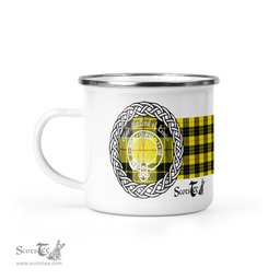 Scotstee Shop Tartan Plaid Camping Mug, Tartan Campfire Mugs, camping coffee mug Macleod Of Lewis Clan Tartan Crest Badge Coffee Mug Custom Scottish Mug