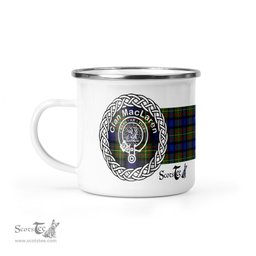 Scotstee Shop Tartan Plaid Camping Mug, Tartan Campfire Mugs, camping coffee mug MacLaren Scottish Clan Tartan Crest Badge Old Coffee Mug Custom Scottish Mug
