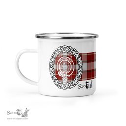 Scotstee Shop Tartan Plaid Camping Mug, Tartan Campfire Mugs, camping coffee mug Macfie Clan Tartan Crest Badge Coffee Mug Custom Scottish Mug