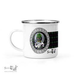 Scotstee Shop Tartan Plaid Camping Mug, Tartan Campfire Mugs, camping coffee mug Swinton Scottish Clan Tartan Crest Badge Coffee Mug Custom Scottish Mug