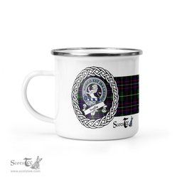 Scotstee Shop Tartan Plaid Camping Mug, Tartan Campfire Mugs, camping coffee mug Inglis Scottish Clan Tartan Crest Badge Coffee Mug Custom Scottish Mug