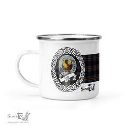 Scotstee Shop Tartan Plaid Camping Mug, Tartan Campfire Mugs, camping coffee mug Lyle Scottish Clan Tartan Crest Badge Coffee Mug Custom Scottish Mug
