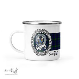 Scotstee Shop Tartan Plaid Camping Mug, Tartan Campfire Mugs, camping coffee mug Hope Scottish Clan Tartan Crest Badge Coffee Mug Custom Scottish Mug