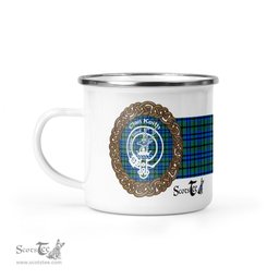 Scotstee Shop Tartan Plaid Camping Mug, Tartan Campfire Mugs, camping coffee mug Keith Clan Tartan Crest Badge Old Coffee Mug Custom Scottish Mug