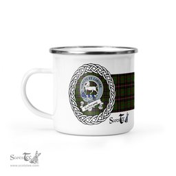 Scotstee Shop Tartan Plaid Camping Mug, Tartan Campfire Mugs, camping coffee mug Cochrane Scottish Clan Tartan Crest Badge Coffee Mug Custom Scottish Mug