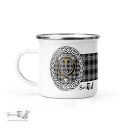 Scotstee Shop Tartan Plaid Camping Mug, Tartan Campfire Mugs, camping coffee mug Glendinning Scottish Clan Tartan Crest Badge Coffee Mug Custom Scottish Mug - Scotstee Shop Tartan Plaid Camping Mug, Tartan Campfire Mugs, camping coffee mug