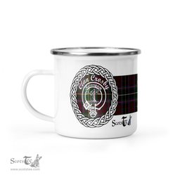 Scotstee Shop Tartan Plaid Camping Mug, Tartan Campfire Mugs, camping coffee mug Crosby Scottish Clan Tartan Crest Badge Coffee Mug Custom Scottish Mug